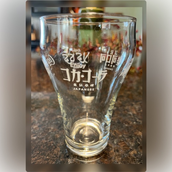 Coca Cola by Libbey-Set of Six International Glasses-5” Tall - Picture 3 of 8